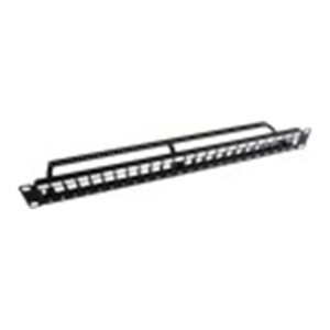 Panneau de brassage 1U 19" 24 ports nus